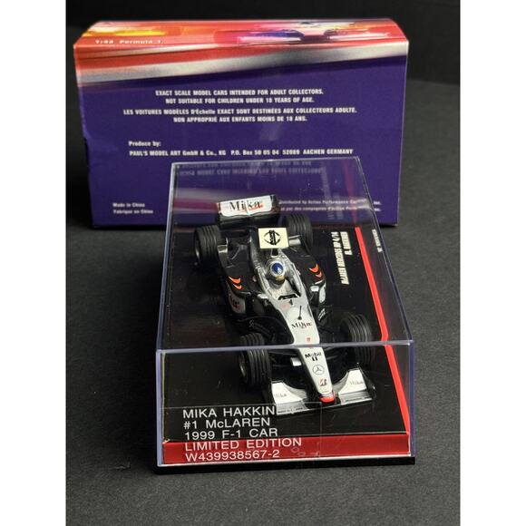 1:43 MINICHAMPS F1 McLAREN MERCEDES MP 4/14 M. HAKKINEN - Picture 4 of 11